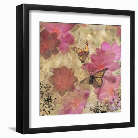 Dreamtime Butterflies 2-Matina Theodosiou-Framed Art Print