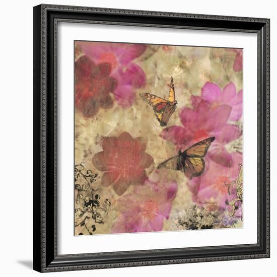 Dreamtime Butterflies 2-Matina Theodosiou-Framed Art Print