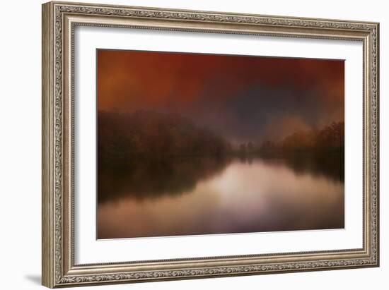 Dreamy Autumn Lake-Jai Johnson-Framed Giclee Print