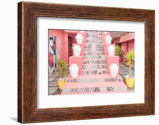 Dreamy Bali - Pink Stairs-Philippe HUGONNARD-Framed Photographic Print