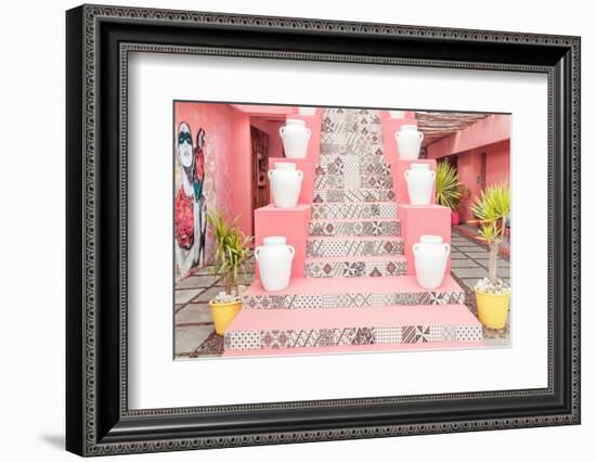 Dreamy Bali - Pink Stairs-Philippe HUGONNARD-Framed Photographic Print