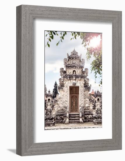 Dreamy Bali - White Temple-Philippe HUGONNARD-Framed Photographic Print