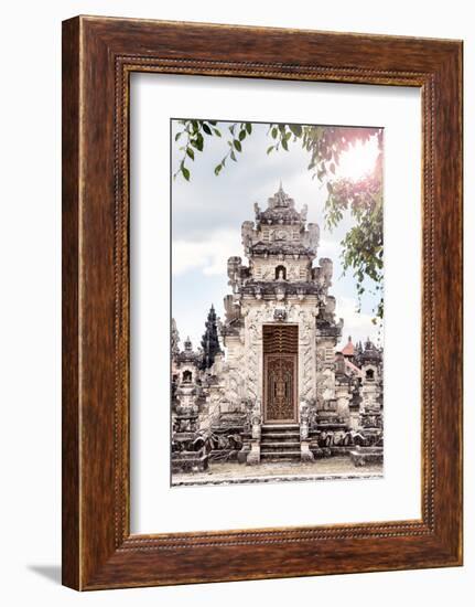 Dreamy Bali - White Temple-Philippe HUGONNARD-Framed Photographic Print