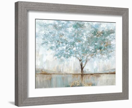 Dreamy Blue Tree-Allison Pearce-Framed Art Print