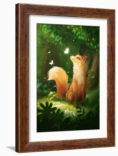 Dreamy Fox-Xuan Thai-Framed Giclee Print