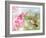 Dreamy Image Of A Ruby-Throated Hummingbird Hovering Next To A Pink Gladiolus Flower-Sari ONeal-Framed Photographic Print