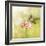 Dreamy Image Of A Tiny Female Hummingbird Feeding On A Pink Zinnia-Sari ONeal-Framed Photographic Print