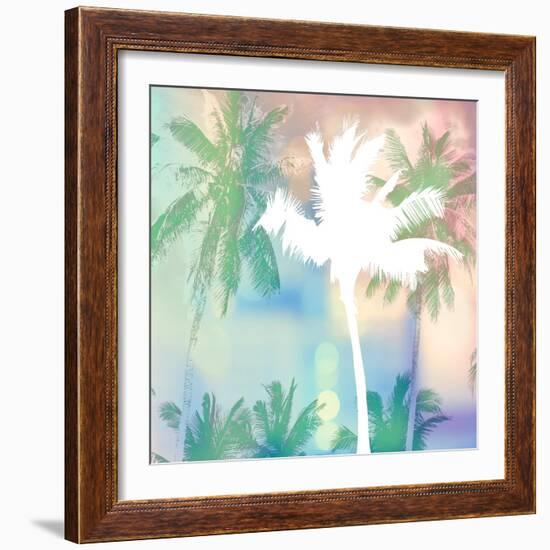 Dreamy Palm Trees-Evangeline Taylor-Framed Art Print