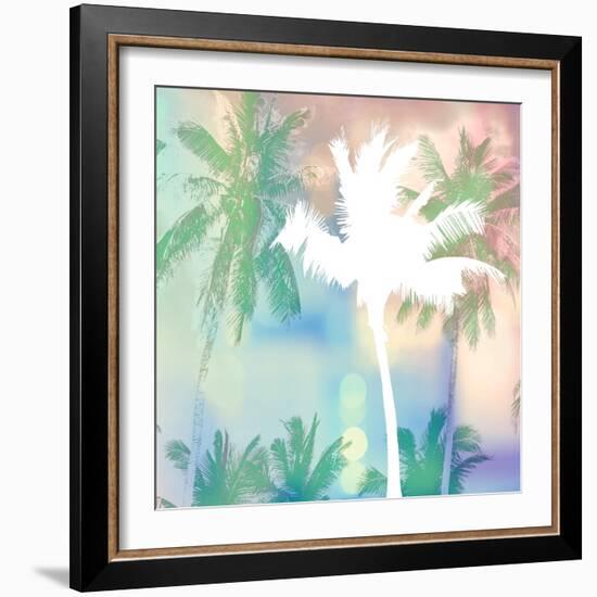 Dreamy Palm Trees-Evangeline Taylor-Framed Art Print