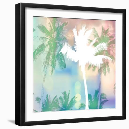 Dreamy Palm Trees-Evangeline Taylor-Framed Art Print