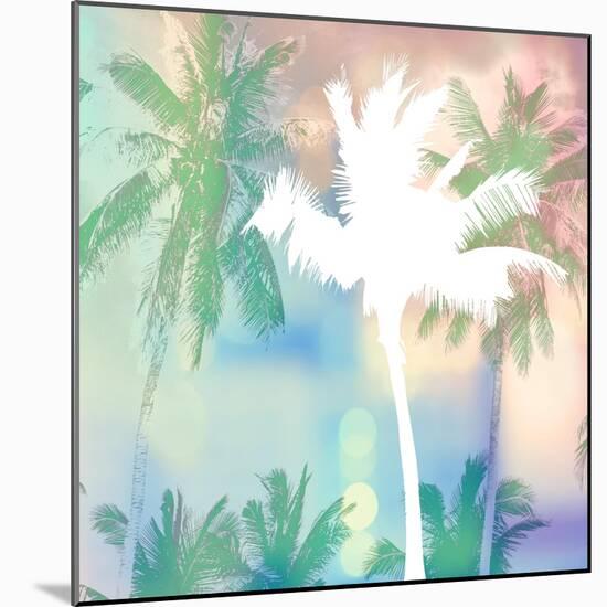 Dreamy Palm Trees-Evangeline Taylor-Mounted Art Print