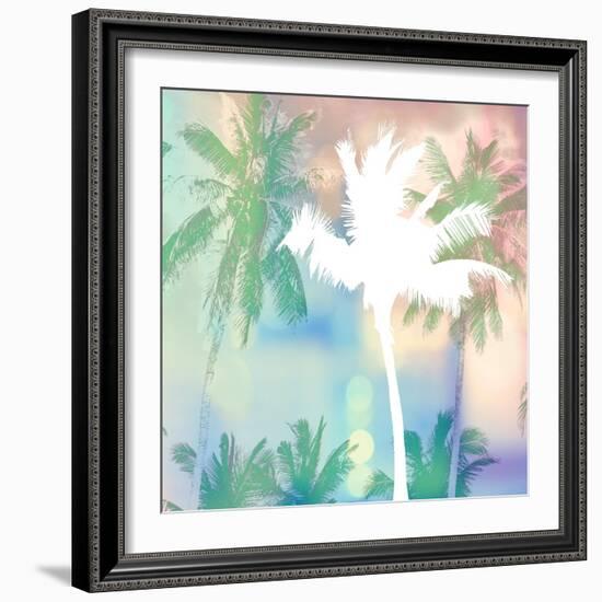 Dreamy Palm Trees-Evangeline Taylor-Framed Art Print