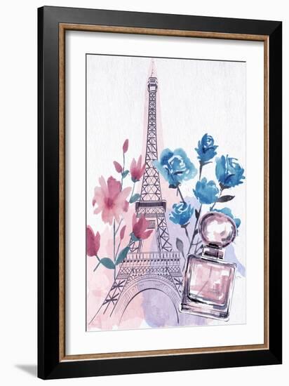 Dreamy Paris 1-Kimberly Allen-Framed Art Print