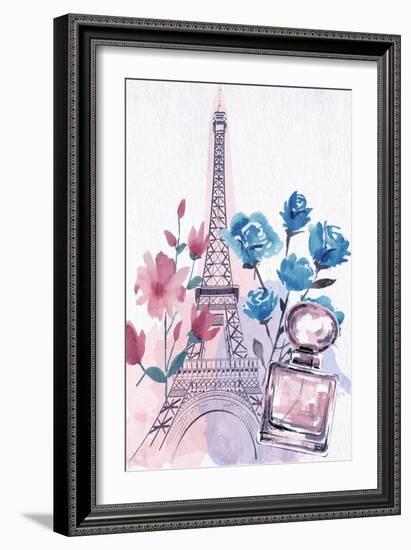 Dreamy Paris 1-Kimberly Allen-Framed Art Print