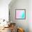 Dreamy Pastel Vibes - Pink &Turquoise Flow Motion-Dominique Vari-Framed Art Print displayed on a wall