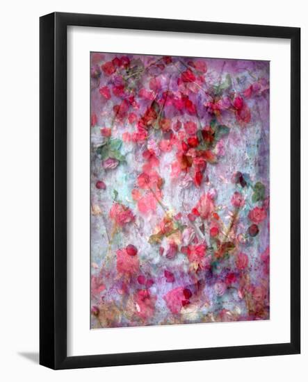 Dreamy Photographic Layer Work of Red Roses-Alaya Gadeh-Framed Photographic Print