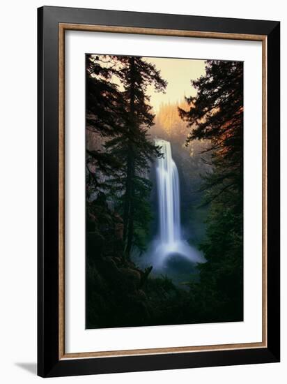Dreamy Salt Creek Falls in Spring Central Oregon Cascades Wilderness Waterfall-Vincent James-Framed Photographic Print