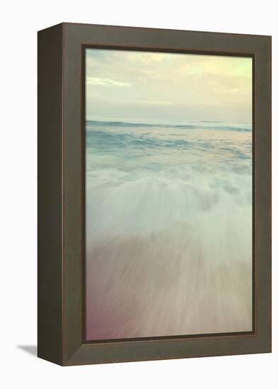 Dreamy Shot of the Ocean on Hookapa Beach on the North Shore of Maui.-pdb1-Framed Premier Image Canvas