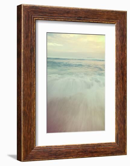 Dreamy Shot of the Ocean on Hookapa Beach on the North Shore of Maui.-pdb1-Framed Photographic Print