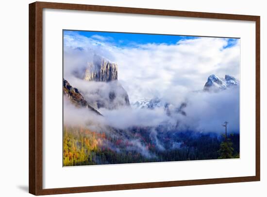 Dreamy Valley, Mist and Fog, El Capitan, Yosemite National Park-Vincent James-Framed Photographic Print