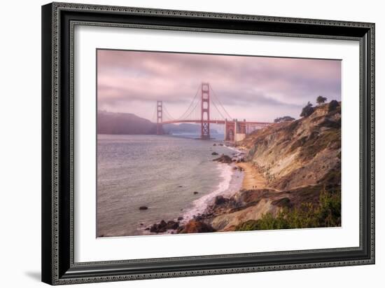 Dreamy Walk to Golden Gate-Vincent James-Framed Photographic Print