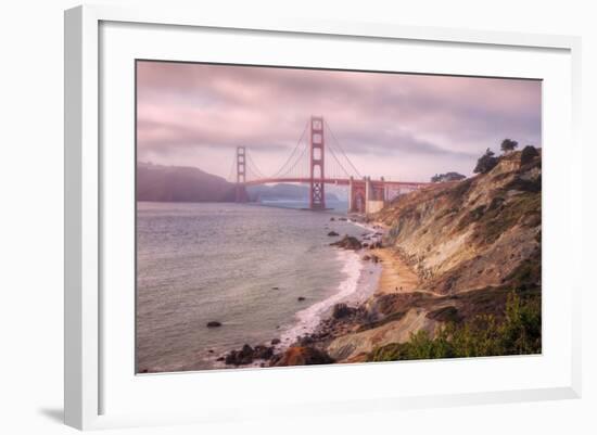 Dreamy Walk to Golden Gate-Vincent James-Framed Photographic Print