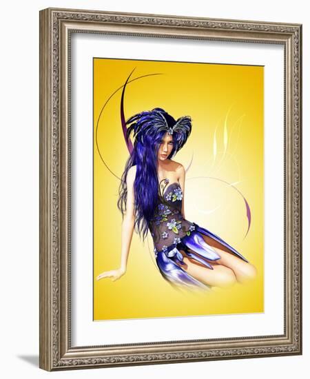 Dreamy-Atelier Sommerland-Framed Art Print