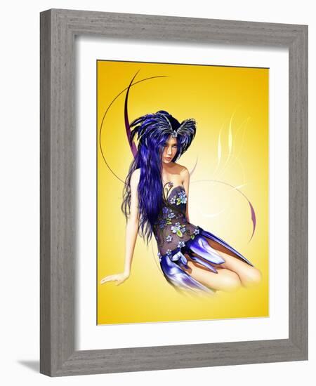 Dreamy-Atelier Sommerland-Framed Art Print