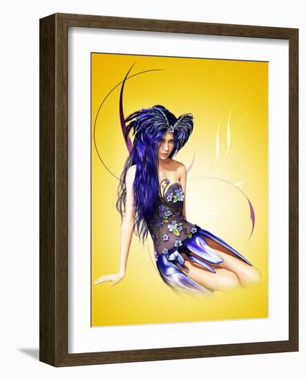 Dreamy-Atelier Sommerland-Framed Art Print