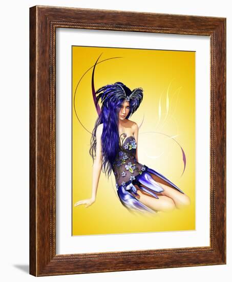 Dreamy-Atelier Sommerland-Framed Art Print