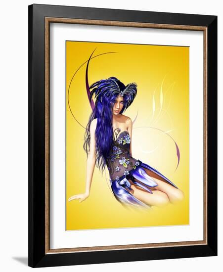 Dreamy-Atelier Sommerland-Framed Art Print