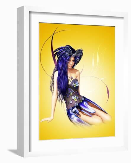 Dreamy-Atelier Sommerland-Framed Art Print