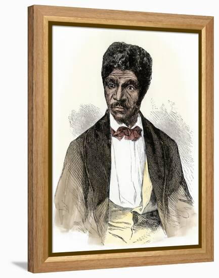 Dred Scott in 1857, Who Lost Supreme Court Case and was Returned to Slavery-null-Framed Premier Image Canvas