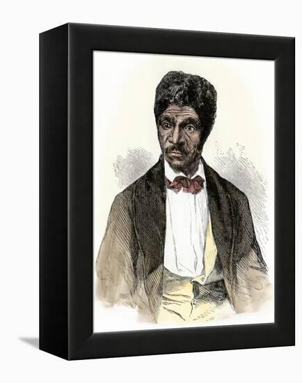 Dred Scott in 1857, Who Lost Supreme Court Case and was Returned to Slavery-null-Framed Premier Image Canvas