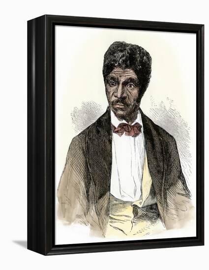 Dred Scott in 1857, Who Lost Supreme Court Case and was Returned to Slavery-null-Framed Premier Image Canvas