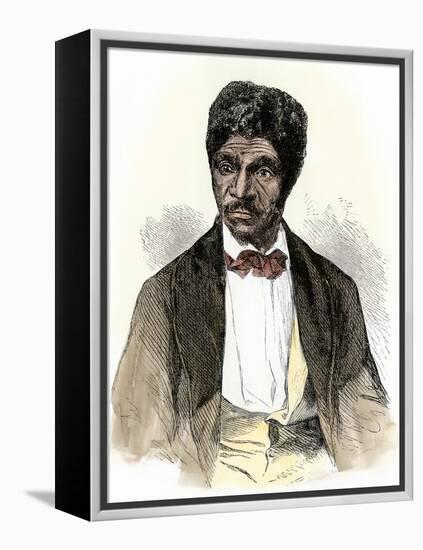 Dred Scott in 1857, Who Lost Supreme Court Case and was Returned to Slavery-null-Framed Premier Image Canvas