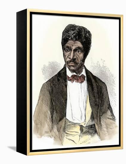 Dred Scott in 1857, Who Lost Supreme Court Case and was Returned to Slavery-null-Framed Premier Image Canvas