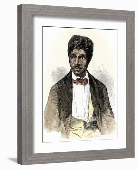 Dred Scott in 1857, Who Lost Supreme Court Case and was Returned to Slavery-null-Framed Giclee Print