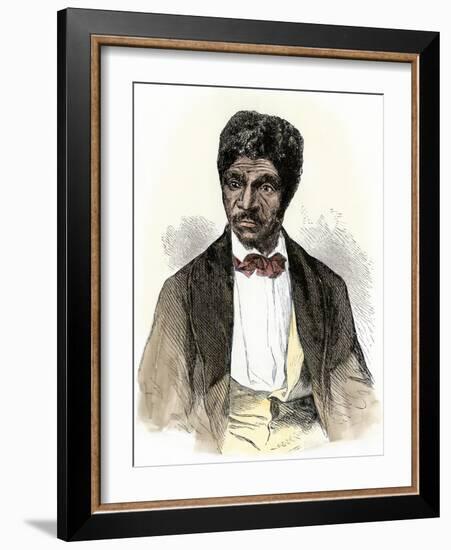 Dred Scott in 1857, Who Lost Supreme Court Case and was Returned to Slavery-null-Framed Giclee Print