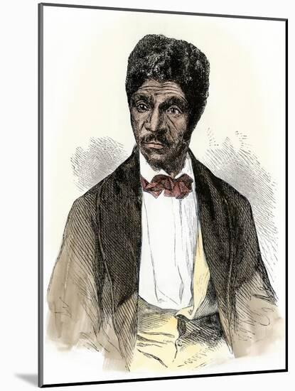 Dred Scott in 1857, Who Lost Supreme Court Case and was Returned to Slavery-null-Mounted Giclee Print