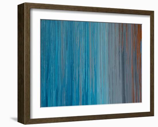 Drenched in Teal I-Teodora Guererra-Framed Art Print