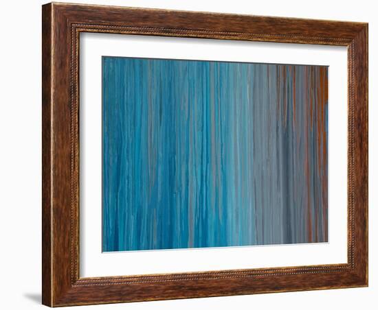 Drenched in Teal I-Teodora Guererra-Framed Art Print