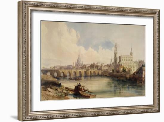 Dresden, 1843-1846 (W/C on Paper)-Thomas Shotter Boys-Framed Giclee Print