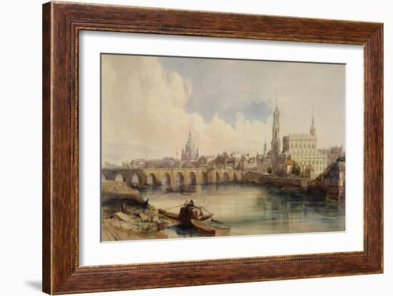 Dresden, 1843-1846 (W/C on Paper)-Thomas Shotter Boys-Framed Giclee Print