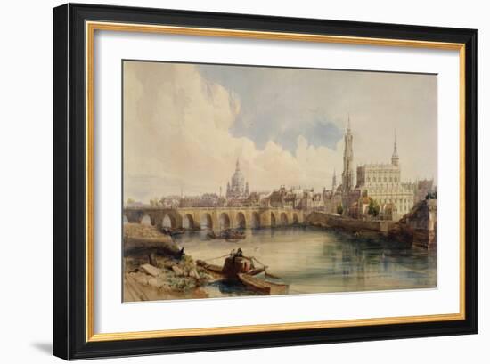 Dresden, 1843-1846 (W/C on Paper)-Thomas Shotter Boys-Framed Giclee Print