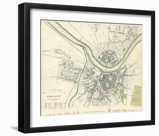 Dresden, Germany, c.1833-null-Framed Art Print