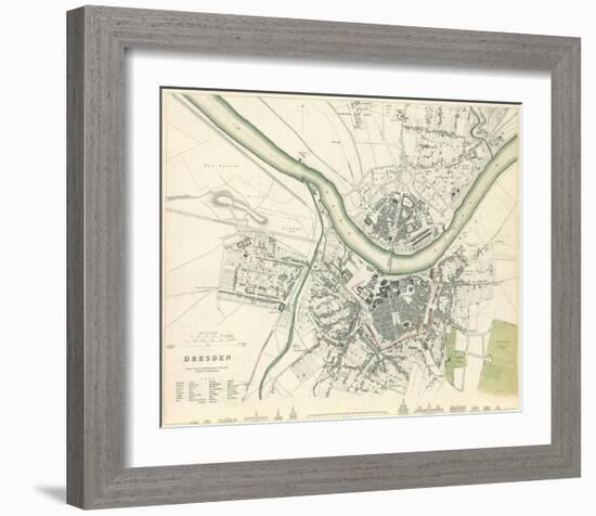 Dresden, Germany, c.1833-null-Framed Art Print