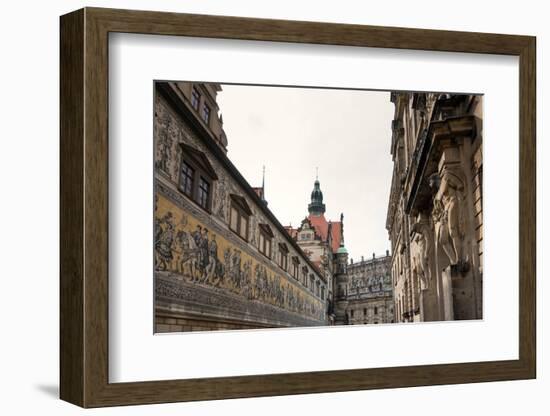 Dresden, Historical Old Town, Procession of Princes-Catharina Lux-Framed Photographic Print