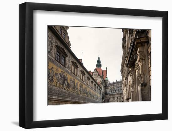 Dresden, Historical Old Town, Procession of Princes-Catharina Lux-Framed Photographic Print