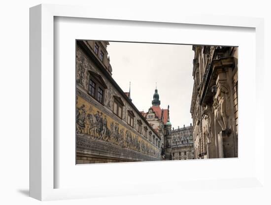 Dresden, Historical Old Town, Procession of Princes-Catharina Lux-Framed Photographic Print